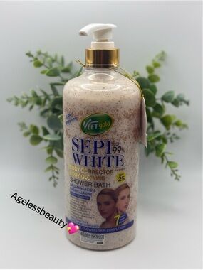 Veet Gold Sepi White Body Glowing Shower Bath – White
